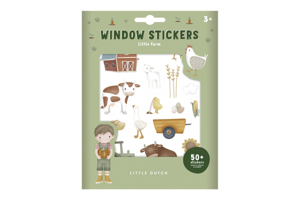 Logu uzlīmes 'Mazā Ferma', Little Dutch Window Stickers ´Little Farm´