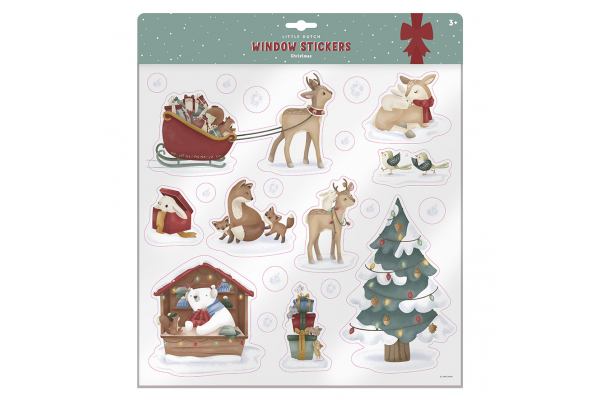 Logu uzlīmes 'Ziemassvētki', Little Dutch Window stickers ´Christmas´