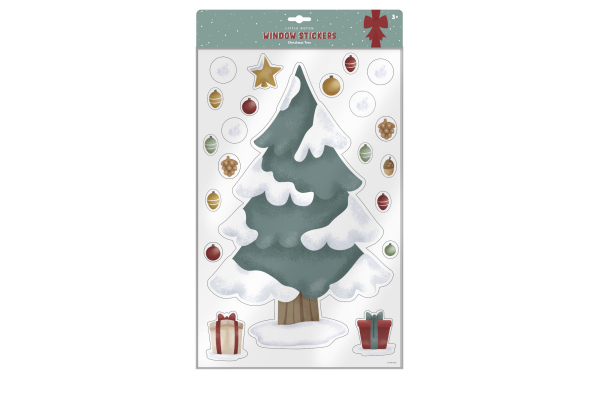 Logu uzlīmes 'Ziemassvētku eglīte', Little Dutch Window stickers ´Christmas Tree´