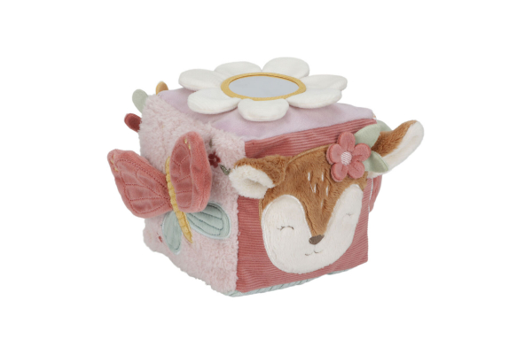 Mīksts aktivitātes kubs ´Pasaku dārzs´ GRS, Little Dutch Soft activity cube ´Fairy Garden´ GRS