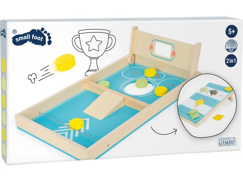 Cornhole and Sling Puck Game "Active“