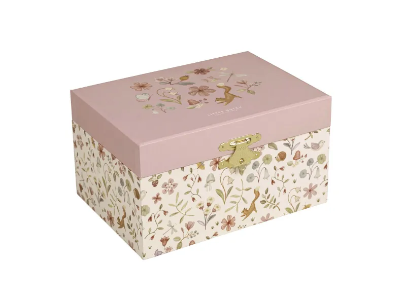Juvelierizstrādājumu kastīte ar mūziku "Rosa"