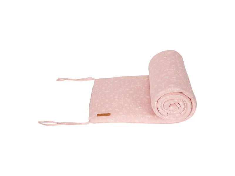 Cot bumper Wild Flowers Pink