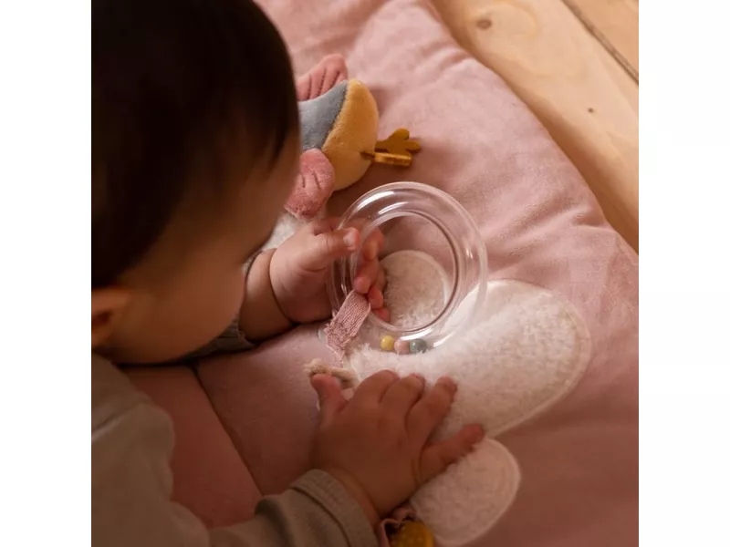 Attīstošais paklājiņš "Ziedi un tauriņi"