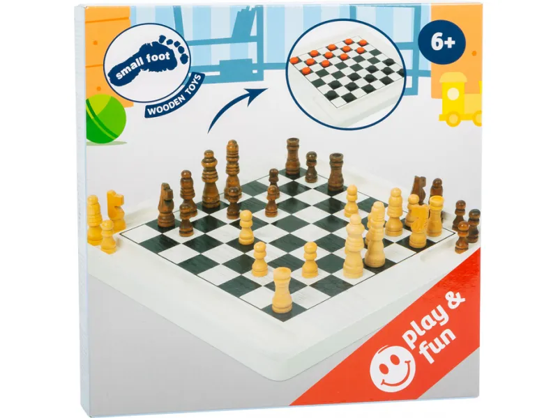 Chess and Draughts Board Game