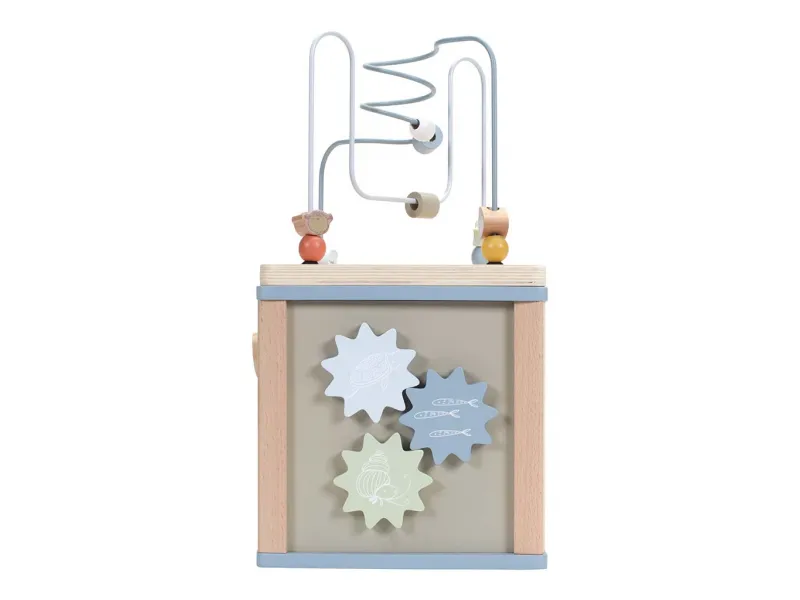 Little Dutch Wooden Activity Cube ´Ocean Blue´ FSC