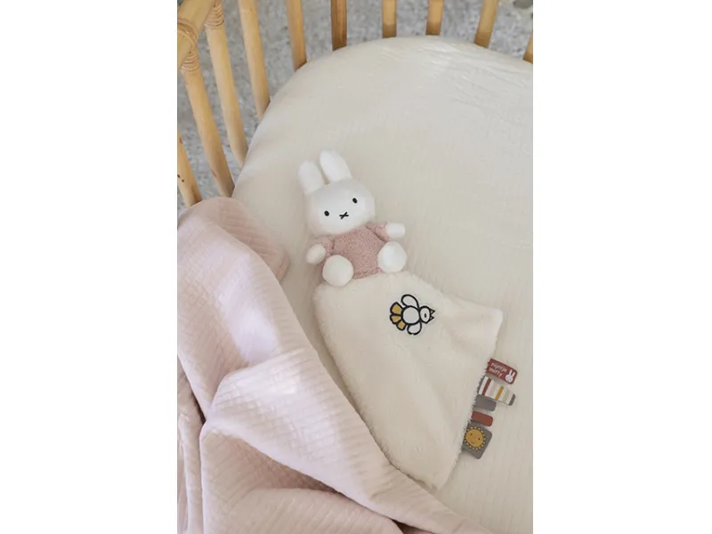 Little Dutch cuddle cloth ´Miffy Fluffy Pink´